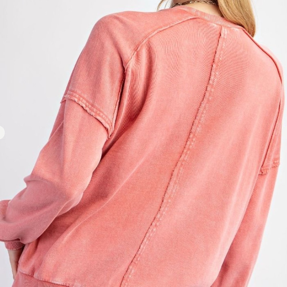 Easel Pink Star Sweatshirt - Picture 5 of 5